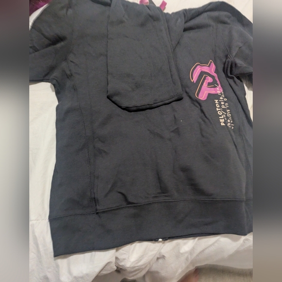 Peloton Ultimate Fleece Zip Hoodie in Black - Picture 4 of 7